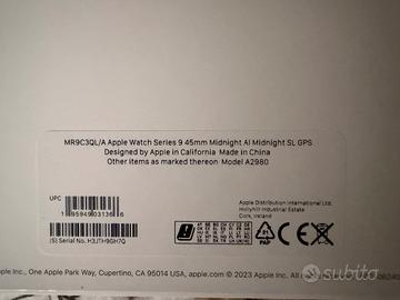 APPLE WATCH SERIE 9  45mm