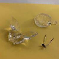 Swaroski farfalla su foglia