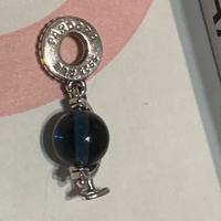 Charm pendente globo blu