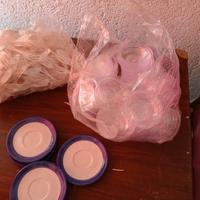 copri bicchieri, piattini 