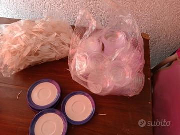 copri bicchieri, piattini 