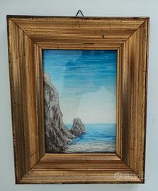 Quadro paesaggio marino