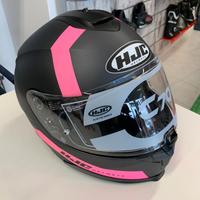 Casco integrale HJC C70 EURA MC8SF Nero Rosa XXS
