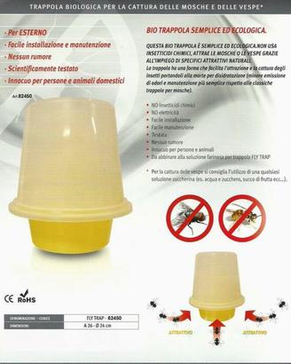 FLY TRAP - Bio trappola per mosche e vespe 