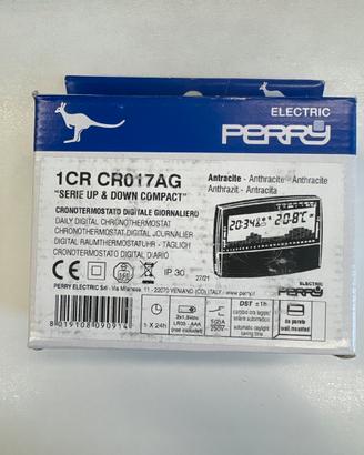 Cronotermostato digitale giornaliero CR017AG Perry