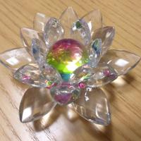 Cristallo fiore di loto arcobaleno Feng Shui