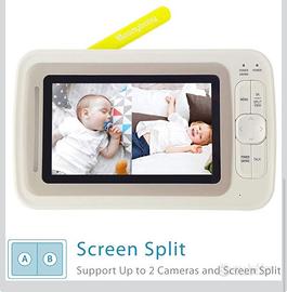 Baby monitor a batteria ricaricabile wifi