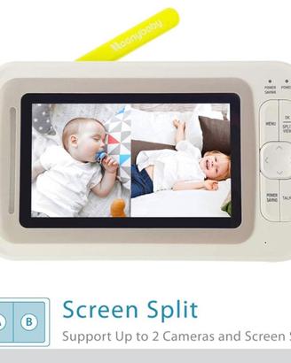 Baby monitor a batteria ricaricabile wifi
