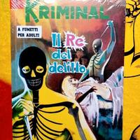 kriminal n.1  Corno  anastatico  blister+fascicolo