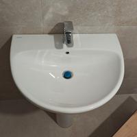 Lavabo sospeso semicerchio Selnova H 18.5 x P 50
