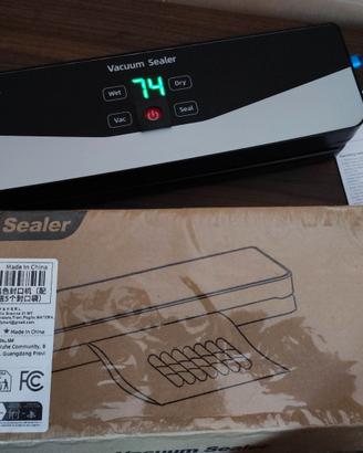 siggillatore sottovuoto alimenti con 10 buste 