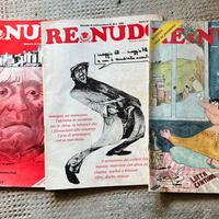 Tre riviste Re Nudo  anni 70