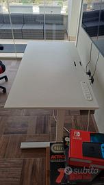Scrivania bianca ikea 160x80