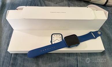 Apple Watch serie 7 GPS, 45mm blu