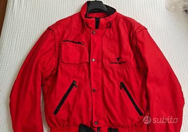Giacca moto Dainese rossa stile vintage – tg 56