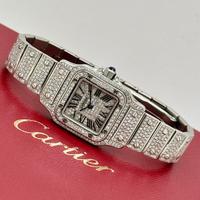 Cartier Santos Lady full diamond