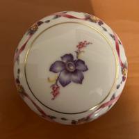 Scatola tonda Richard Ginori decoro Rapallo Doccia