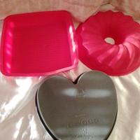 Set di tre stampi Torte in silicone