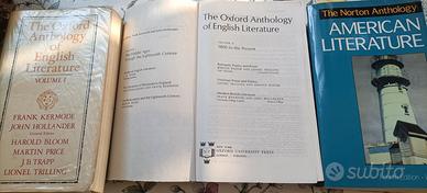 THE OXFORD  (VOL I, II) e THE NORTON ANTHOLOGY