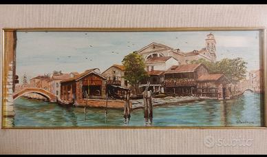 Quadro squero di S.Trovaso Venezia