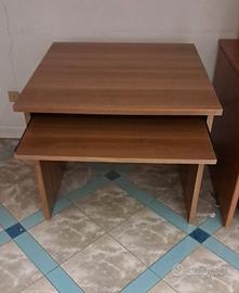 Tavolo con cassetto porta computer- mai usato