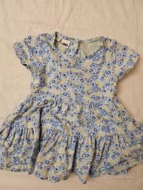 Vestitino abbigliamento bimba 9m estivo