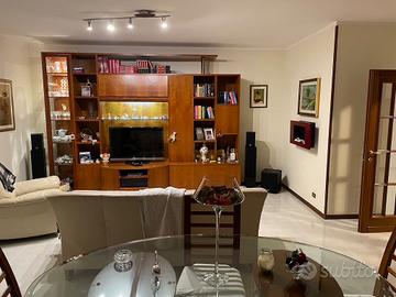 Parete porta TV Salone Ciliegio