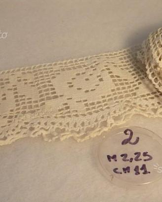 Pizzo Merletto Antico Uncinetto Sartoria