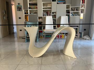 Tavolo tonin wave rettangolare