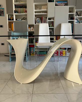 Tavolo tonin wave rettangolare