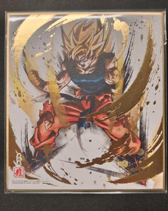 Shikishi Son Goku Super Saiyan. Sigillato