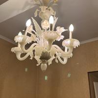 Lampadario in vetro di Murano anni '50