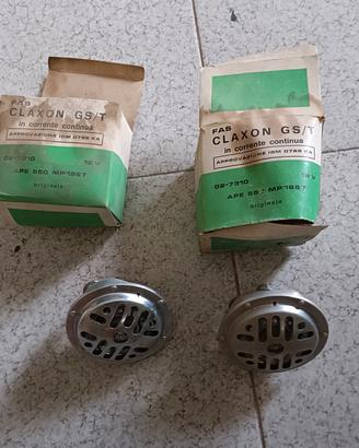 2 clacson originali Ape 12 v. del 1967 