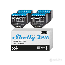 Interruttore SHELLY 2PM PLUS - PACK X 4 INS819