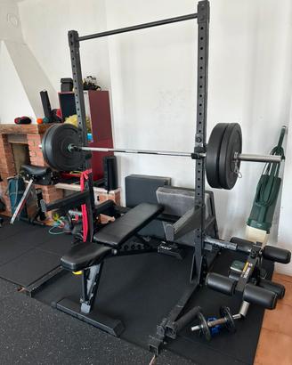 half rack , lat e tapis meccanico