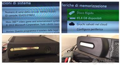 Xbox 360 con 4 telecomandi e 13 giochi