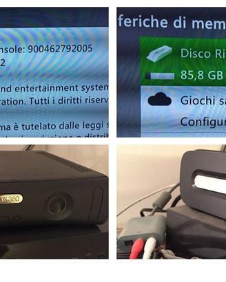 Xbox 360 con 4 telecomandi e 13 giochi