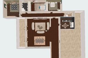 Luminoso appartamento con terrazzo