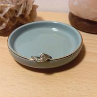 Anello intrecciato con cuore in Arg 925