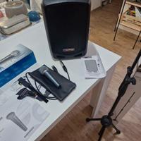 microfono shure BETA 58A + asta e cassa