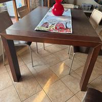 tavolo calligaris wenge + 6 sedie