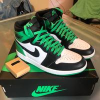 Air jordan 1 high Lucky green
