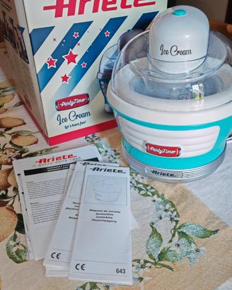 Gelatiera Ariete Party Time azzurra 