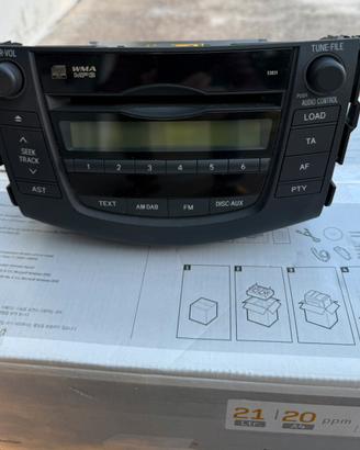Autoradio caricatore 6 cd toyota rav 4
