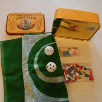 Scatola latta Vintage - Silver Crane - "Golf Club"