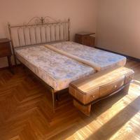 Letto in ottone e materassi