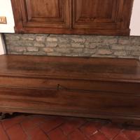 Cassapanca noce 700