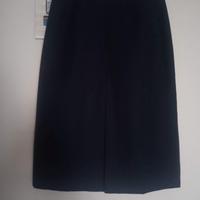 gonna blu scuro vintage