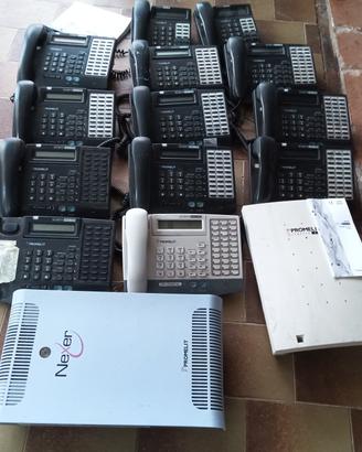  centralino telefonico con telefoni