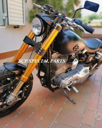 Harley davidson forcelle mono ohlins pinze brembo
